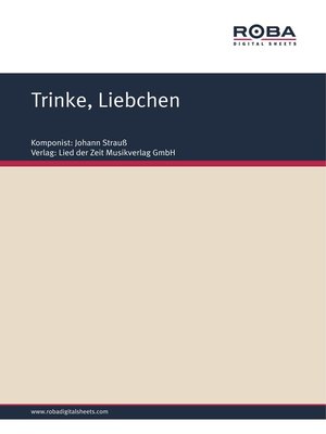 cover image of Trinke, Liebchen